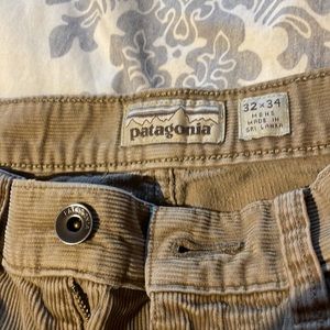 Patagonia Men’s Corduroy Brown Pants 32x34 - Excellent Condition!